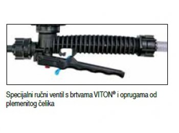 SOLO 425 PRO ručni ventil s monometrom,  VITON brtvama i oprugom od plemenitog čelika