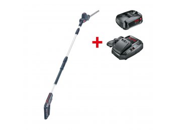 AL-KO 18 V BOSCH HOME AND GARDEN COMPATIBLE akumulatorske teleskopske škare za živicu HTA 1845 sa bateriom i punjačem Broj. art. 113964