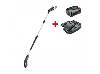 AL-KO 18 V BOSCH HOME AND GARDEN COMPATIBLE akumulatorska teleskopska lančana pila CSA 1820 sa baterijom i punjačem Broj. art. 113965