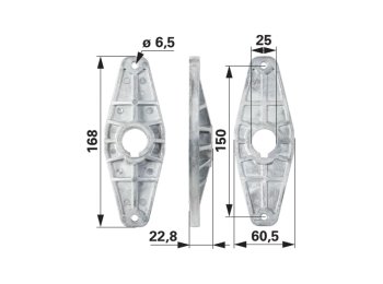 514176 AL-KO nosač noža traktorskih kosilica