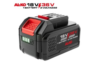 114126 AL-KO 18V/36V baterija B 75.6 Li (4.0Ah / 2.0Ah)